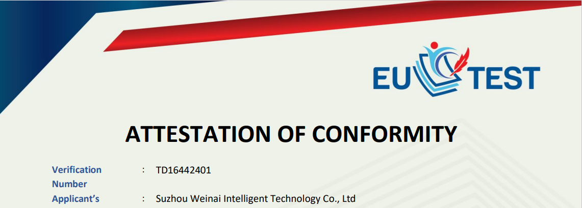 Good news! Warm congratulations on our company's products passing CE certification